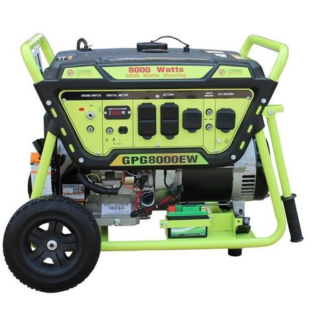 GREEN-POWER Green-Power GPG8000EW 8000 Watt Gasoline Generator With Electric Start GPG8000EW